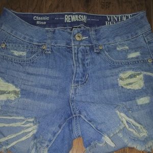 Classic rise blue jeans